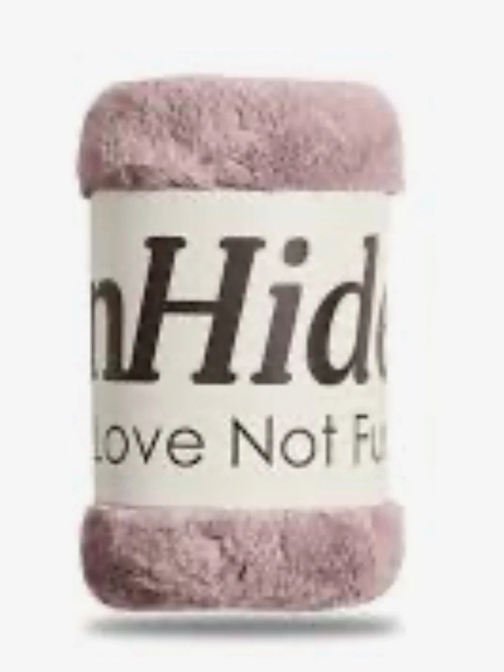 Unhide Pink Plush Throw Blanket - Soft Cozy Fleece